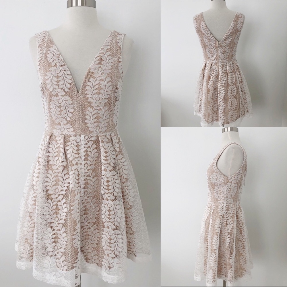 🤍Lulu’s Heart Lace Dress 🤍 - Picture 3 of 15